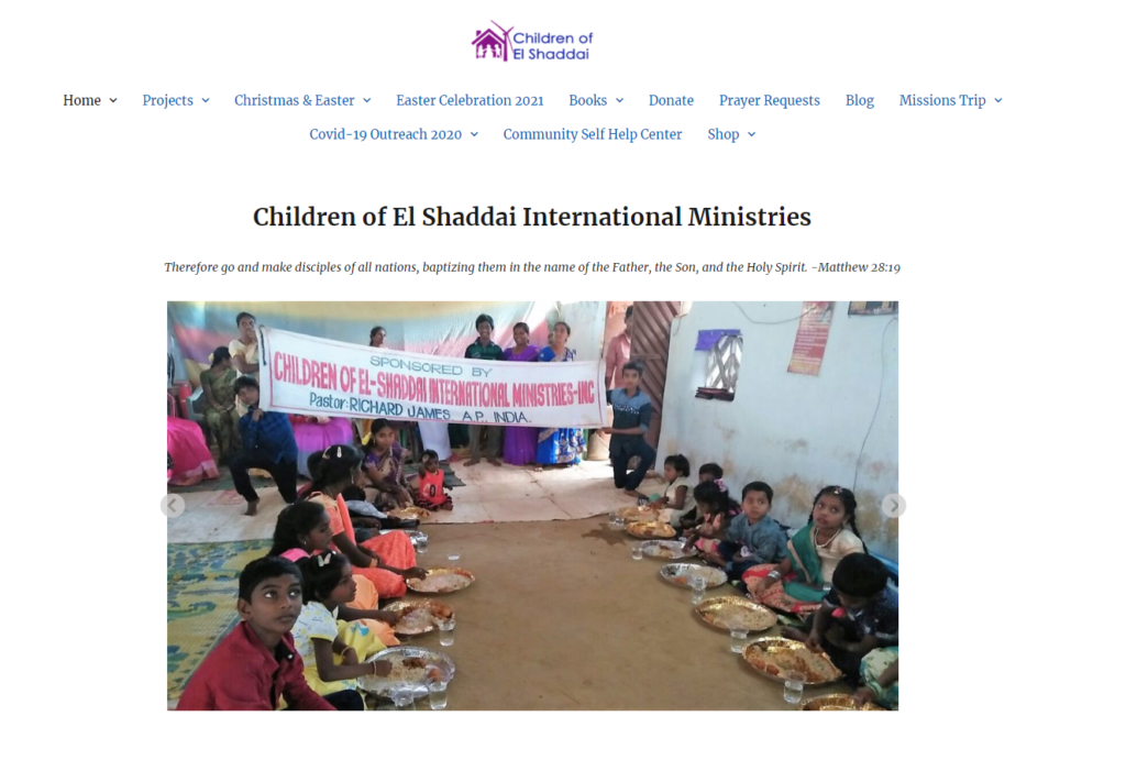 Children of El Shaddai <br> International Ministries